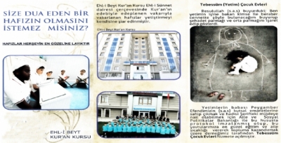 SİZE DUA EDEN BİR HAFIZIN YETİŞMESİNİ İSTEMEZ MİSİNİZ?