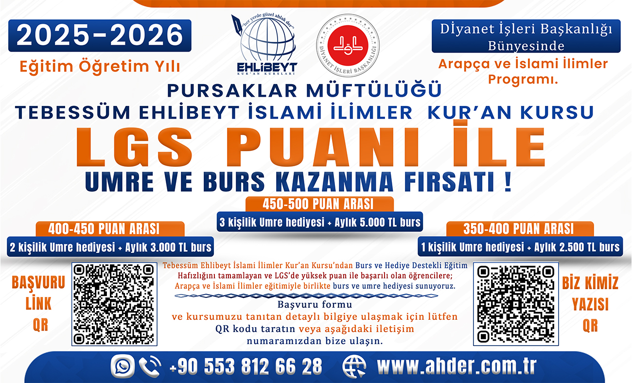 LGS Puanınızla Umre ve Burs Kazanma Fırsatı!